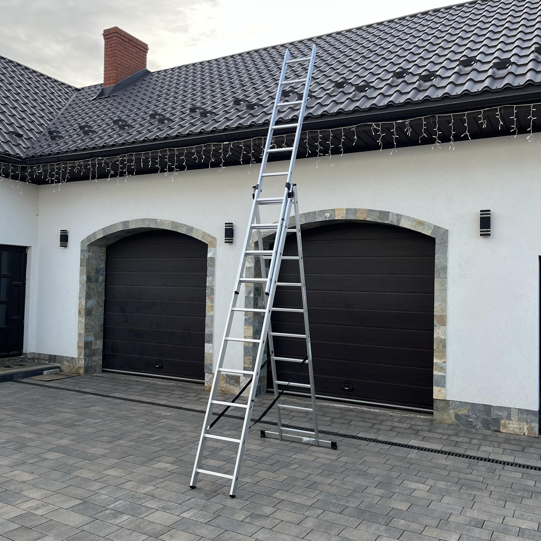 Лестница 3-секционная универсальная Higher 3х10/6,45 м - фото 4 Лестница 3-секционная универсальная Higher 3х10/6,45 м - фото 4