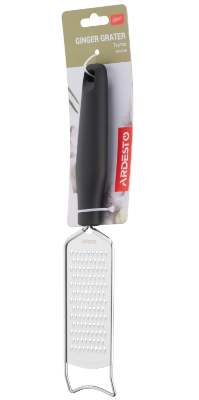 Терка Ardesto Gemini из нержавеющей стали 27 см Черный (AR6431B) - фото 1 Терка Ardesto Gemini из нержавеющей стали 27 см Черный (AR6431B) - фото 1