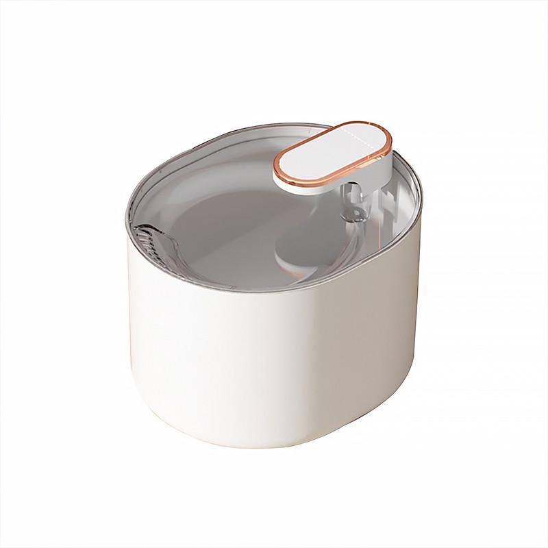 Поилка-фонтан автоматическая Lesko Pet water dispenser с USB 3 л White