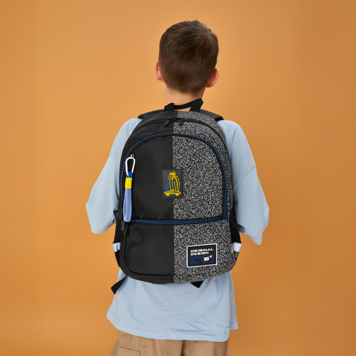 Рюкзак YES T-113 Street Style 42х27х12,5 см Черно-бежевый (559972) - фото 10 Рюкзак YES T-113 Street Style 42х27х12,5 см Черно-бежевый (559972) - фото 10