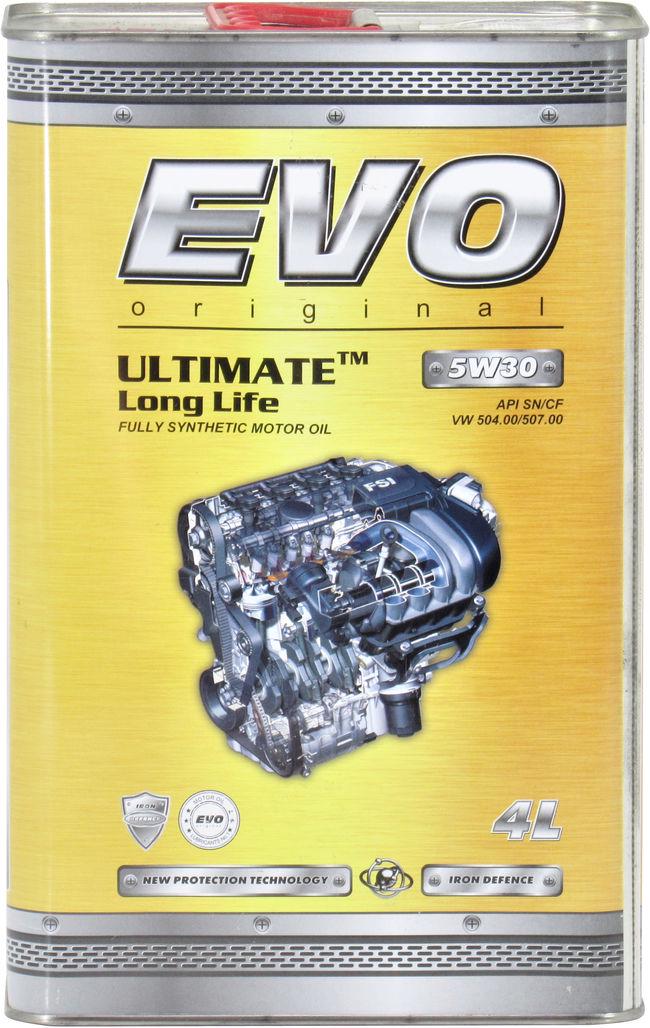 Моторне мастило бензин/дизель EVO Ultimate LongLife 5W-30 4 л - фото 1