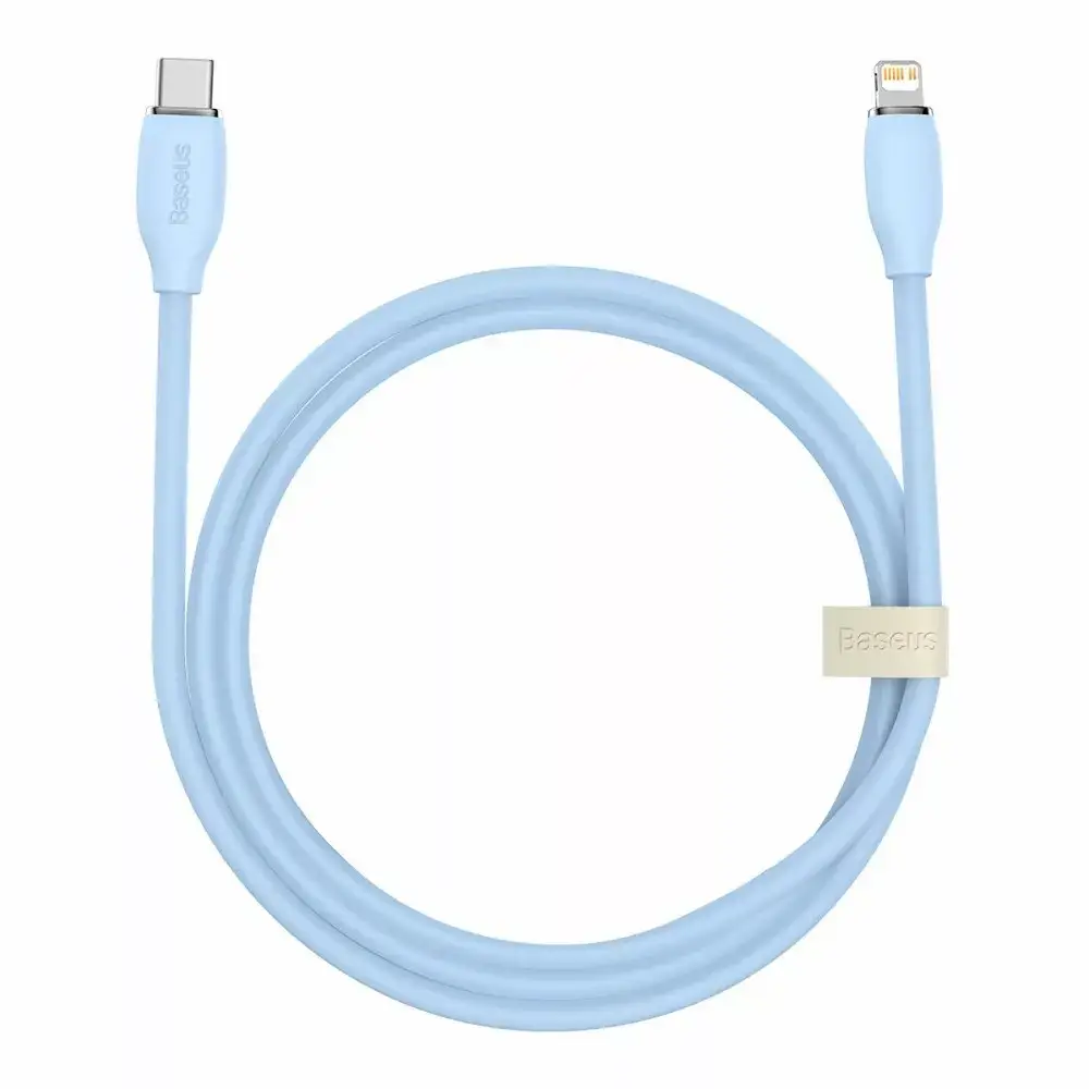Кабель BASEUS Jelly Liquid Silica Gel Fast Charging Cable Type-C to Lightning CAGD020103 20W 2 м Blue