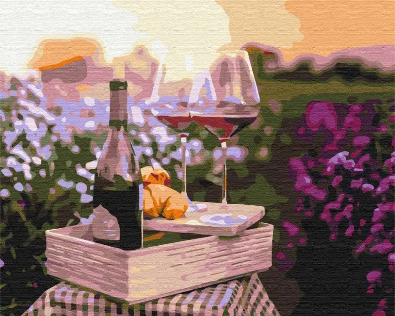 Картина по номерам Brushme Романтика в лаванде 40x50 см (BSM-B32336)