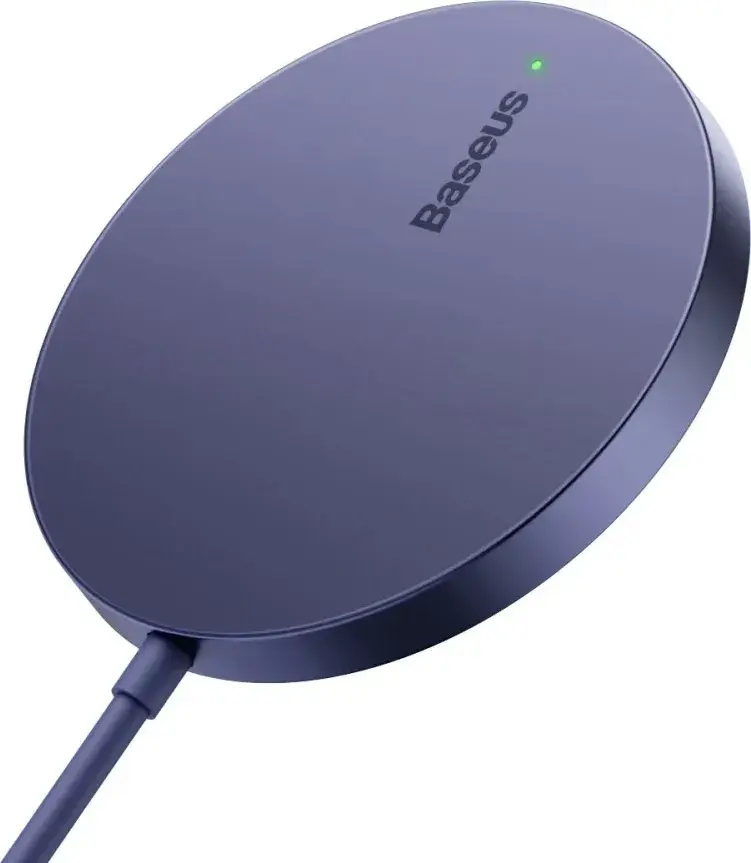 Устройство беспроводное зарядное BASEUS Simple Mini3 Magnetic Wireless Charger CCJJ040205 15W Purple