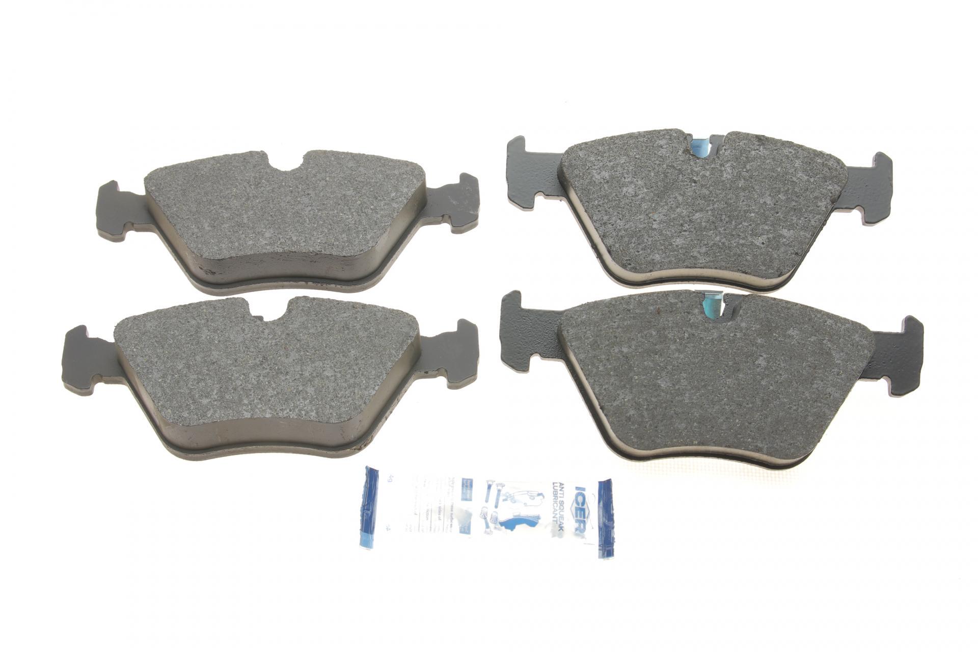 Гальмівні колодки передні ICER для BMW 3 E46 99-07/X3 E83 03-11/Z4 E85/E86 06-08 (181550)