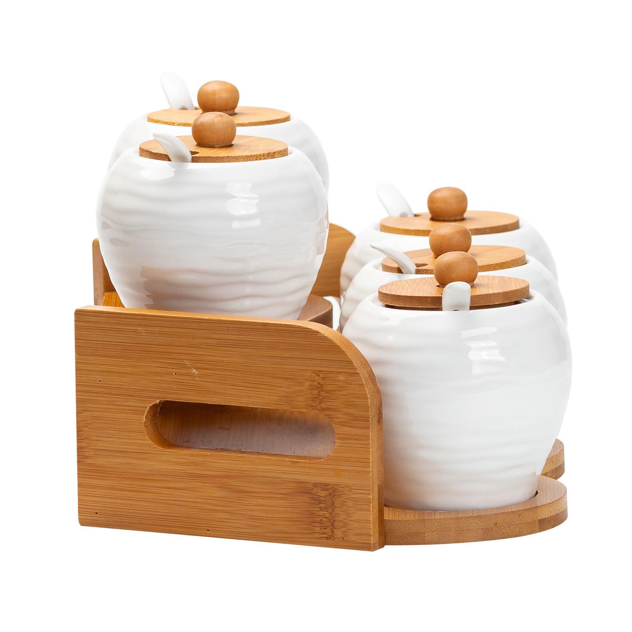 Набор банок для сыпучих продуктов 5 шт. по 250 мл - фото 5