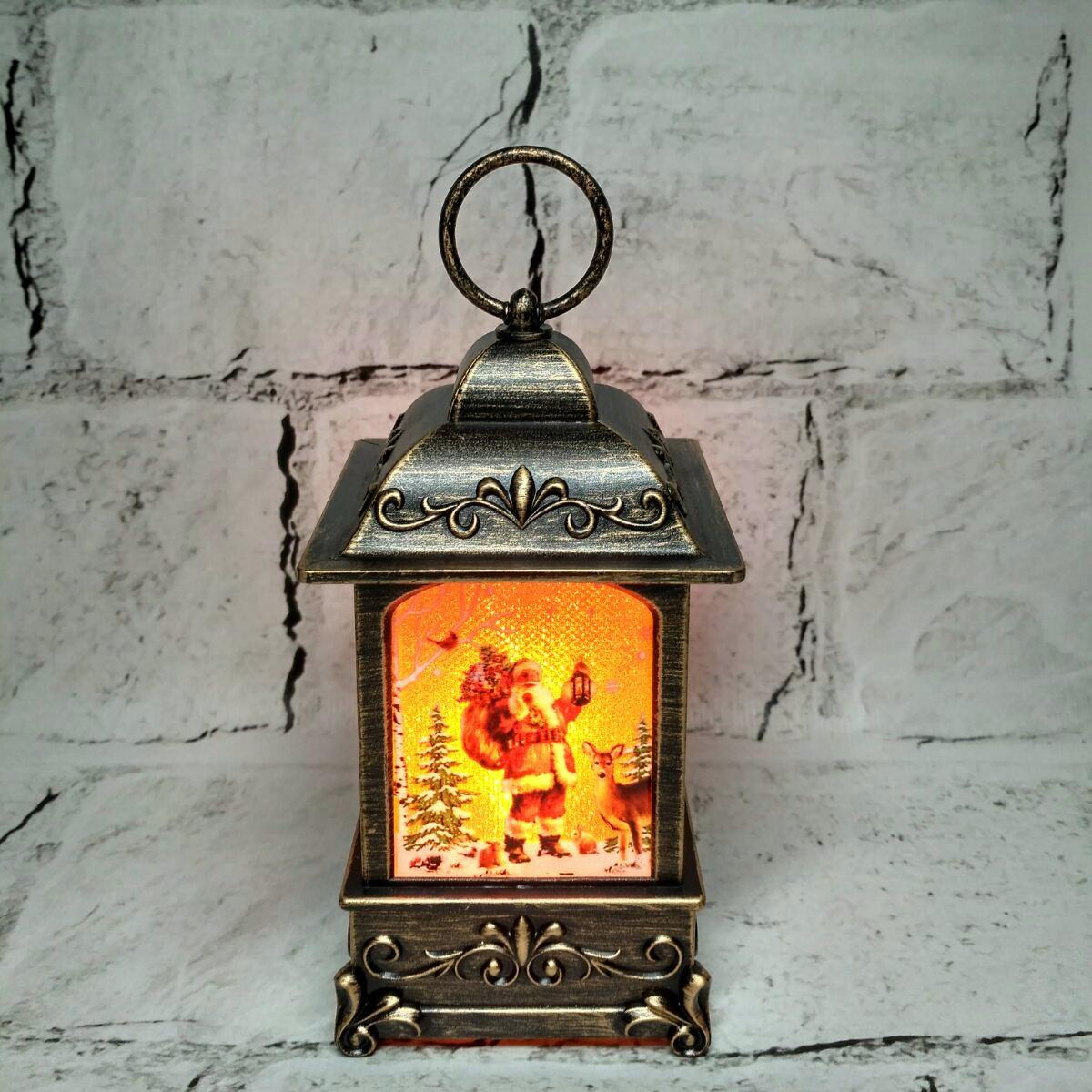 Фонарик ночник LED Новогодний Рождественский Ретро Санта 13х5,7 см Бронзовый (MA25-11-1) Фонарик ночник LED Новогодний Рождественский Ретро Санта 13х5,7 см Бронзовый (MA25-11-1)