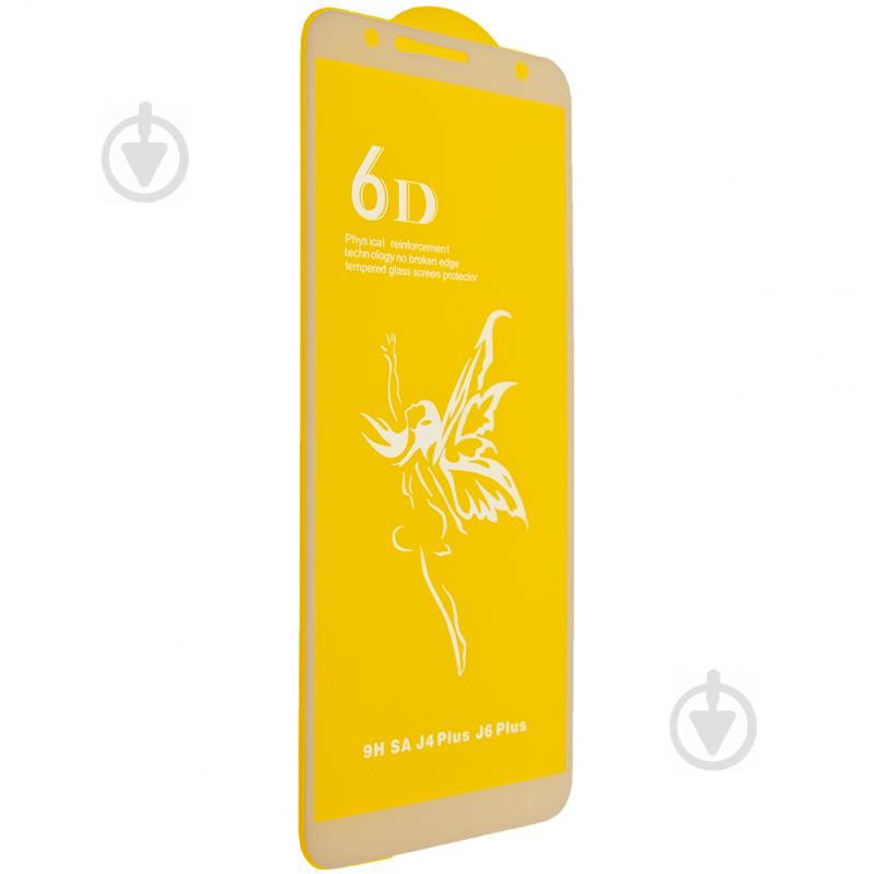 Защитное стекло 6D Premium Glass для Samsung Galaxy J4 Plus 2018 SM-J415 White (5835)