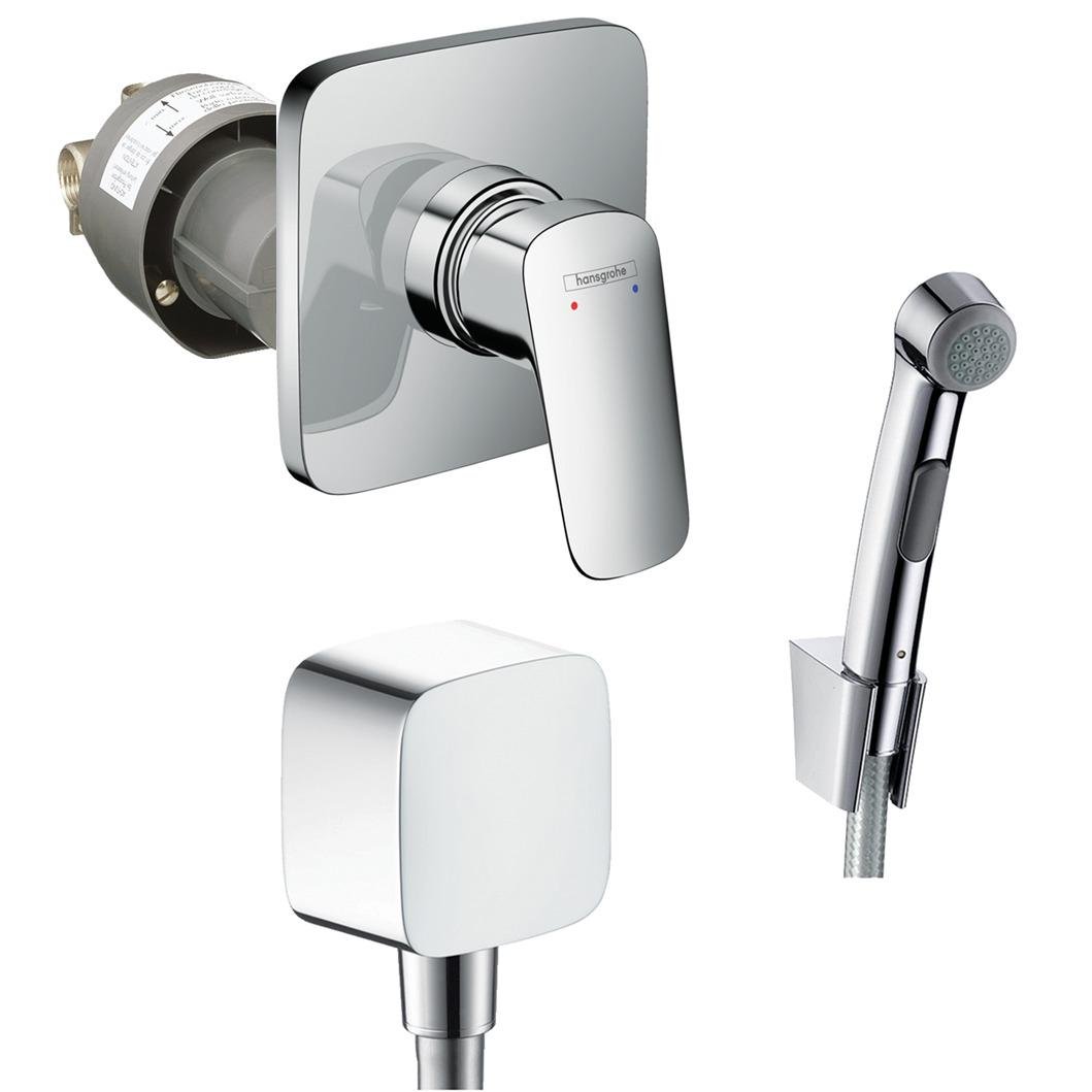 Смеситель для гигиенического душа Hansgrohe Logis скрытый 20200010 Хром (143932)