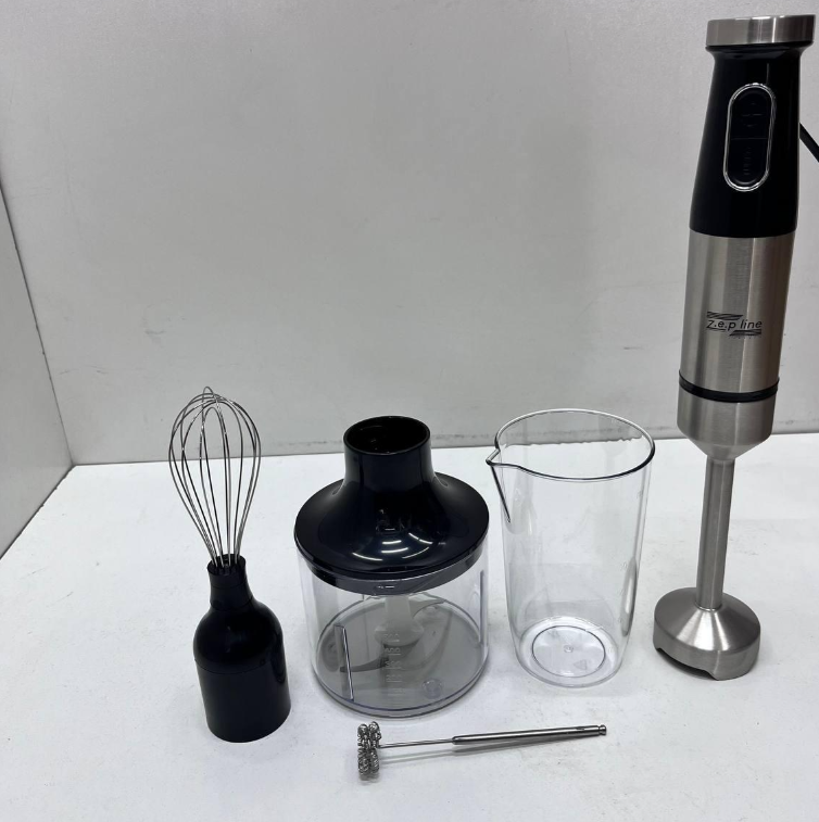 Блендер електричний занурювальний Zepline 5в1 з чашею 1500 Вт - фото 3 Блендер електричний занурювальний Zepline 5в1 з чашею 1500 Вт - фото 3