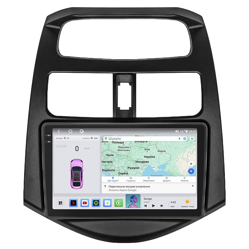 Автомагнітола штатна Lesko 4G/QLED/CarPlay/360°/GPS/Wi-Fi для Ravon R2 2016-2020 4/64Gb 9" (2317938327)