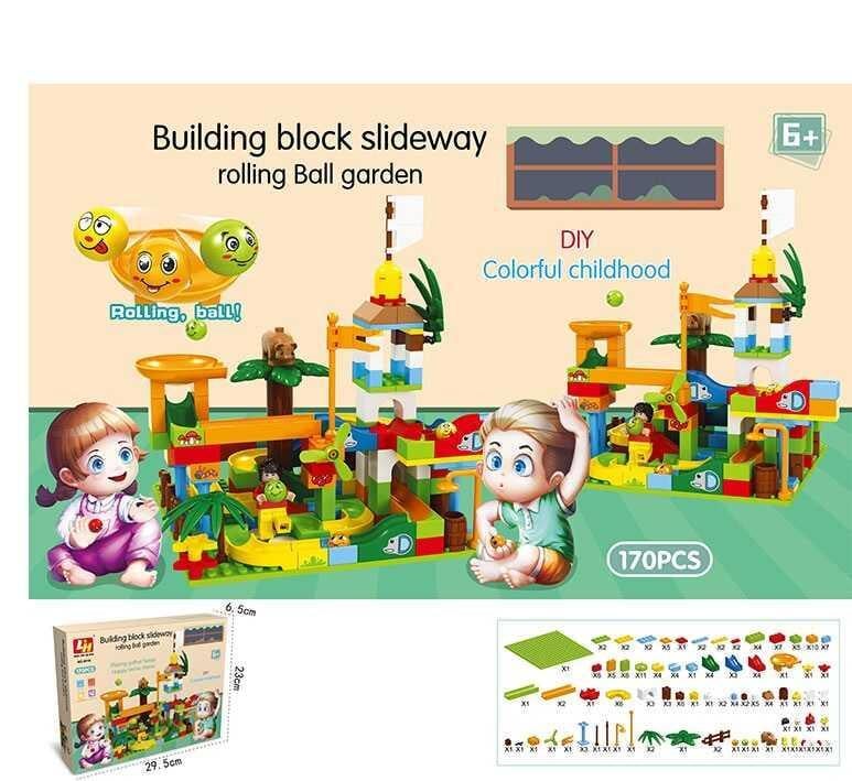 Конструктор 8018 Парк развлечений в коробке 170 деталей (2242731143) - фото 3 Конструктор 8018 Парк развлечений в коробке 170 деталей (2242731143) - фото 3