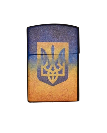 Зажигалка карманная газовая Zippo HL-313 Украина Герб (3137А)