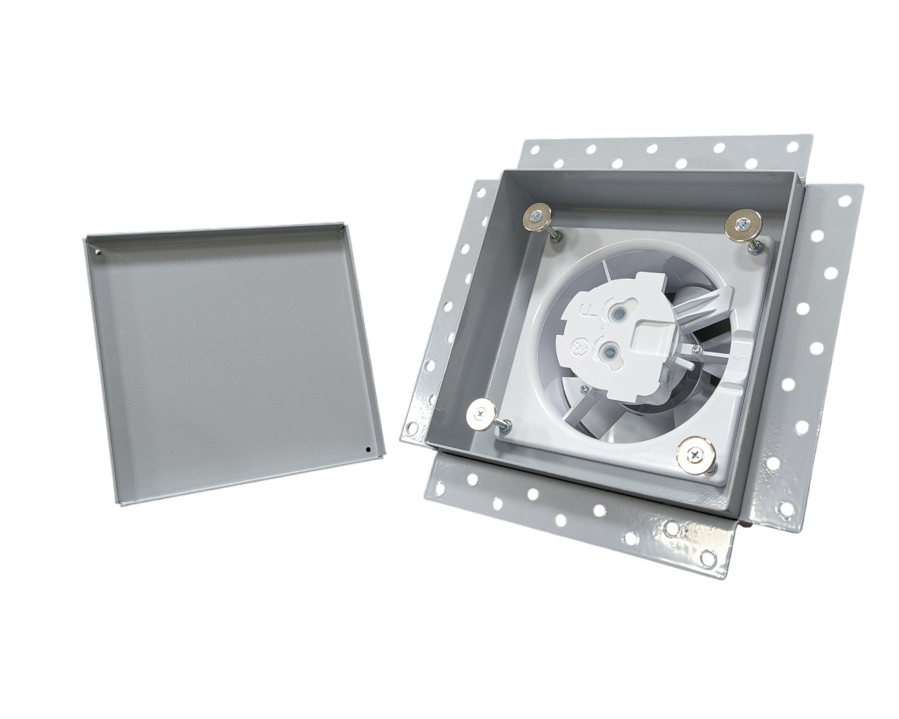 Модуль прихованого монтажу для вентиляторів AirRoxy dRim 100/125 мм Сірий (GREY) - фото 2