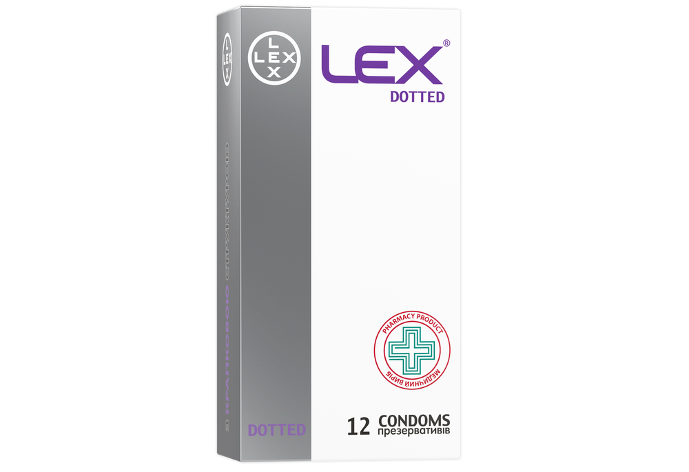 Презервативы LEX Dotted с точками 12 шт (CO000398)