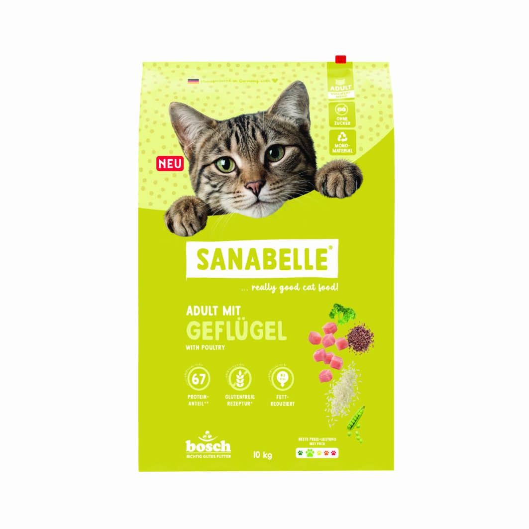 Корм для кошек сухой Бош Классик Птица Bosch Sanabelle Classic Poultry 10 кг