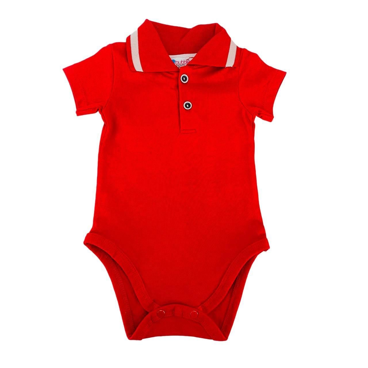 Боді-поло Bubble Kids 151-04 80 см 12 міс. Червоний (32539289) Боді-поло Bubble Kids 151-04 80 см 12 міс. Червоний (32539289)
