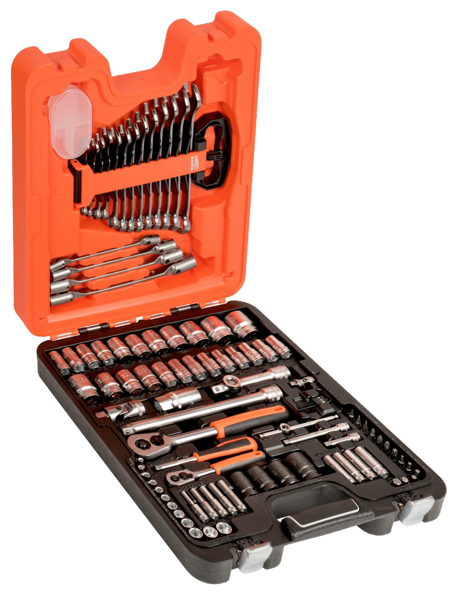 Набор инструментов Bahco 1/4" и 1/2" 94 предмета (S87+7)