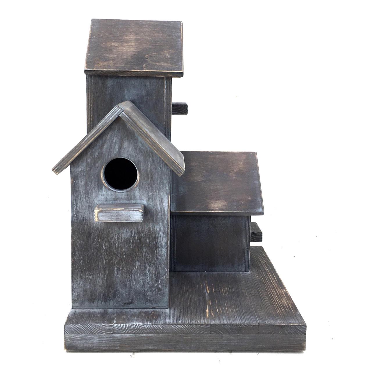 Шпаківня садова з дерева Вип Мокко (СКВ-005010) - фото 4 Шпаківня садова з дерева Вип Мокко (СКВ-005010) - фото 4