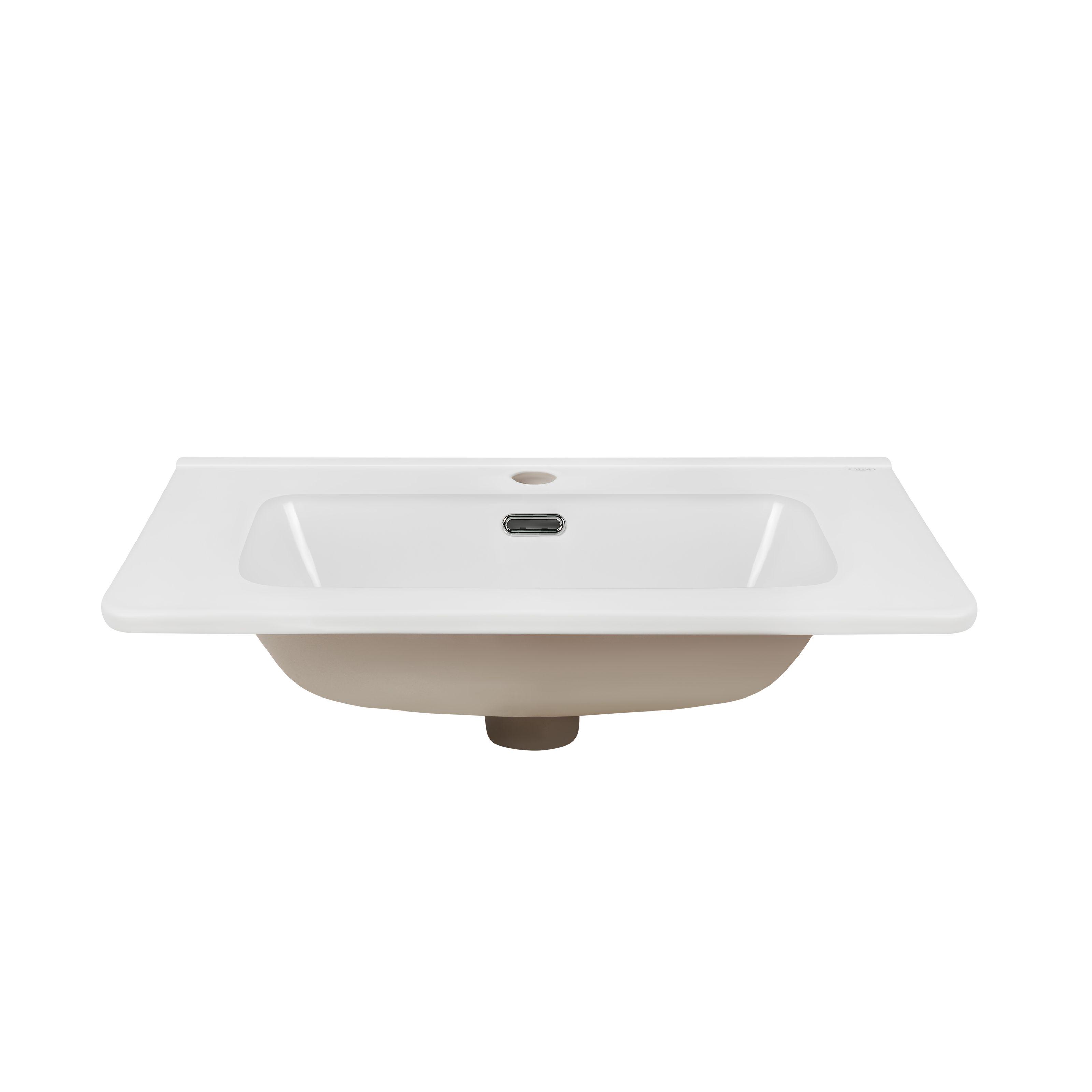 Умывальник врезной Q-tap Albatross 9H QT01119060HW 610x460x175 мм Белый (115756)