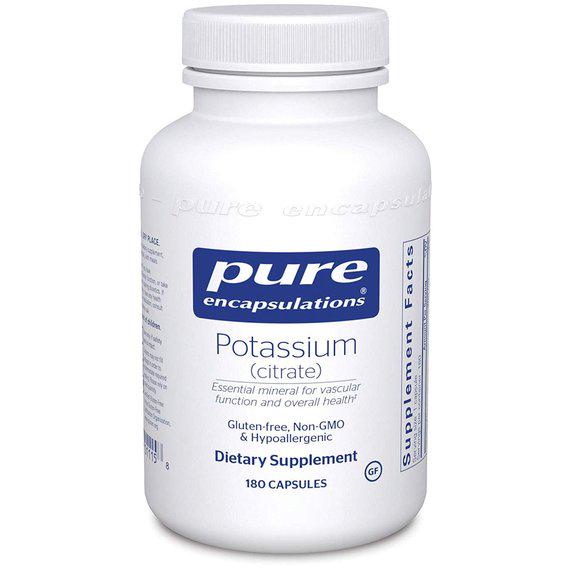 Микроэлемент Калий Pure Encapsulations Potassium Citrate 180 Caps (PE-01115)