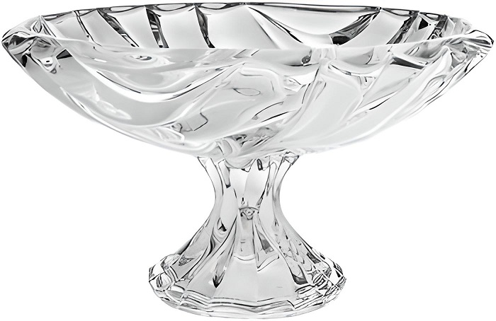 Фруктовница на ножке Bohemia Bamboo 38 см (9425)