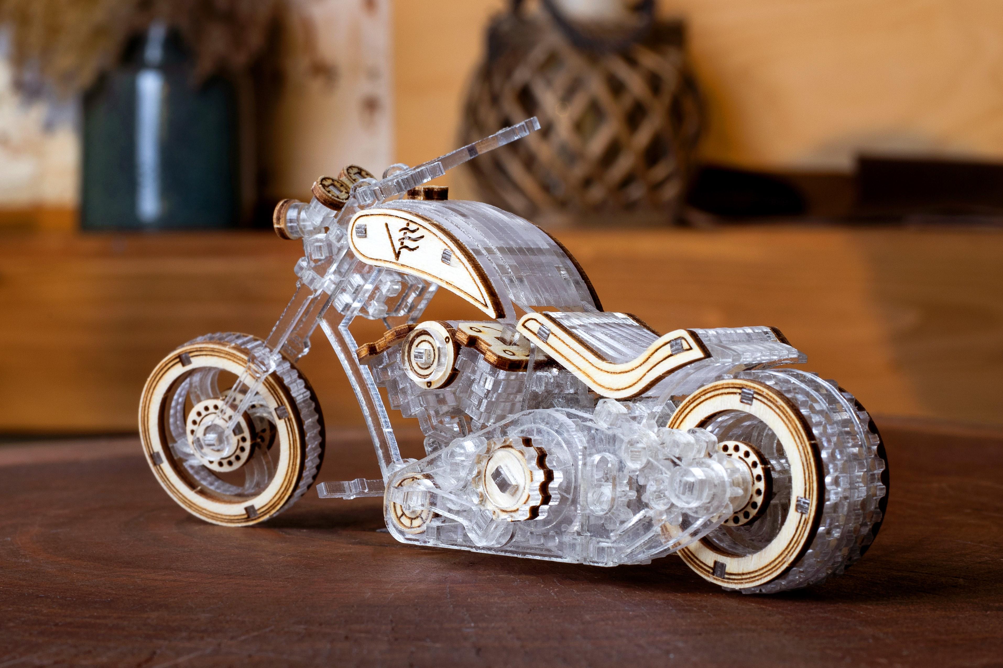 Конструктор дерев'яний Vіter Models Мотоцикл Сhopper-v1 (Сhopper-v1)