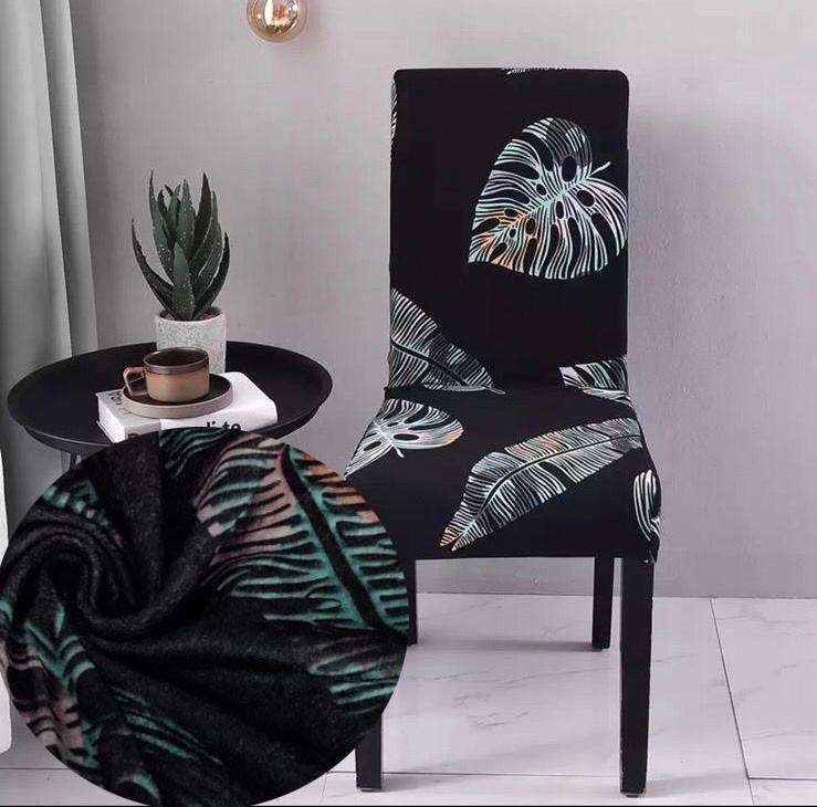 Чехол на стул Лист натяжной со спинкой универсальный (2190142616) - фото 4