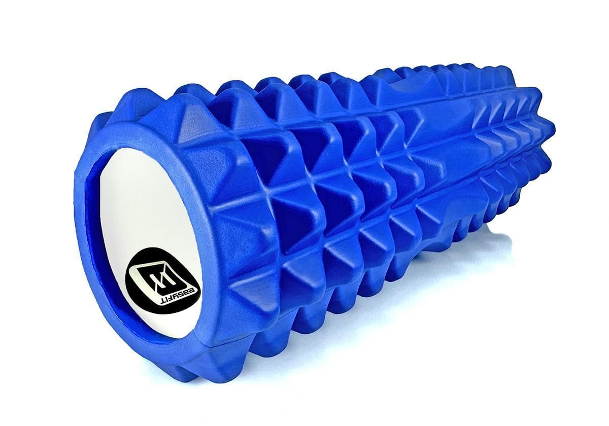 Массажный ролик EasyFit Grid Roller v.1.2 33 см Синий (EF-2022-BL)