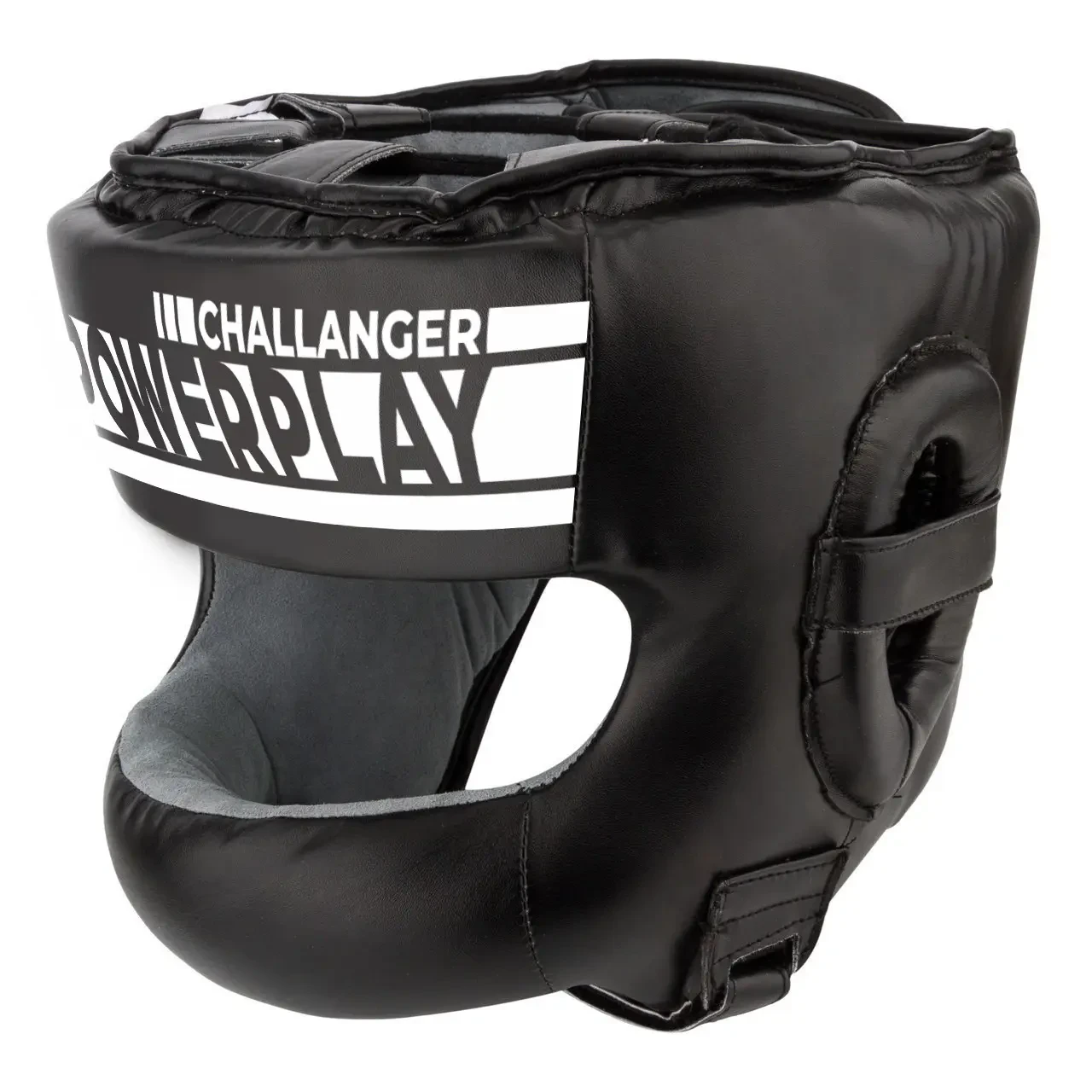 Шолом боксерський тренувальний PowerPlay 3067 з бампером PU/Amara M Чорний (PP_3067_M_Black) - фото 2 Шолом боксерський тренувальний PowerPlay 3067 з бампером PU/Amara M Чорний (PP_3067_M_Black) - фото 2