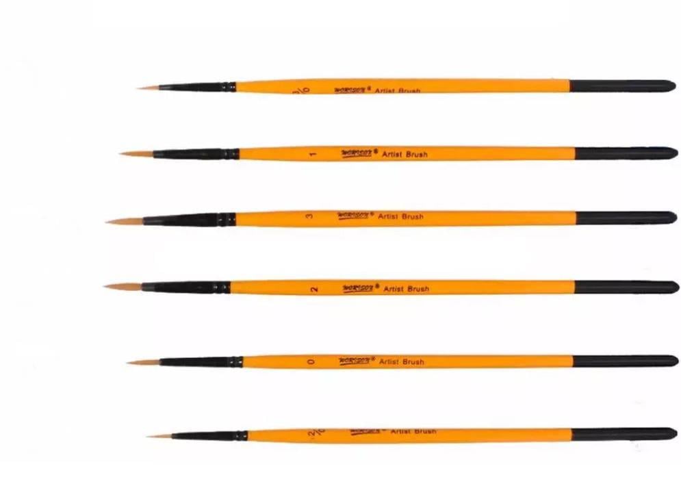 Набор кистей для детализации Worison 6 шт. (1206)