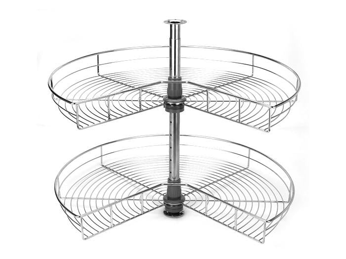 Карусель 3/4" Giff 2 полки d 750 мм Хром (08828)