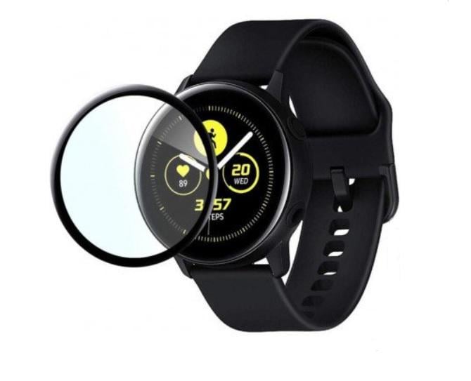 Захисна плівка BeWatch для Samsung Galaxy Watch Active повне 3D покриття вигнута (1027712)