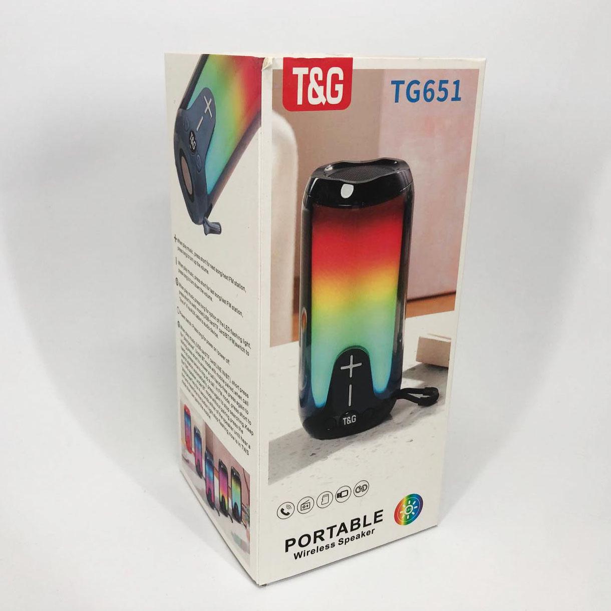 Колонка портивная Bluetooth TG651 с RGB (460698) - фото 4 Колонка портивная Bluetooth TG651 с RGB (460698) - фото 4
