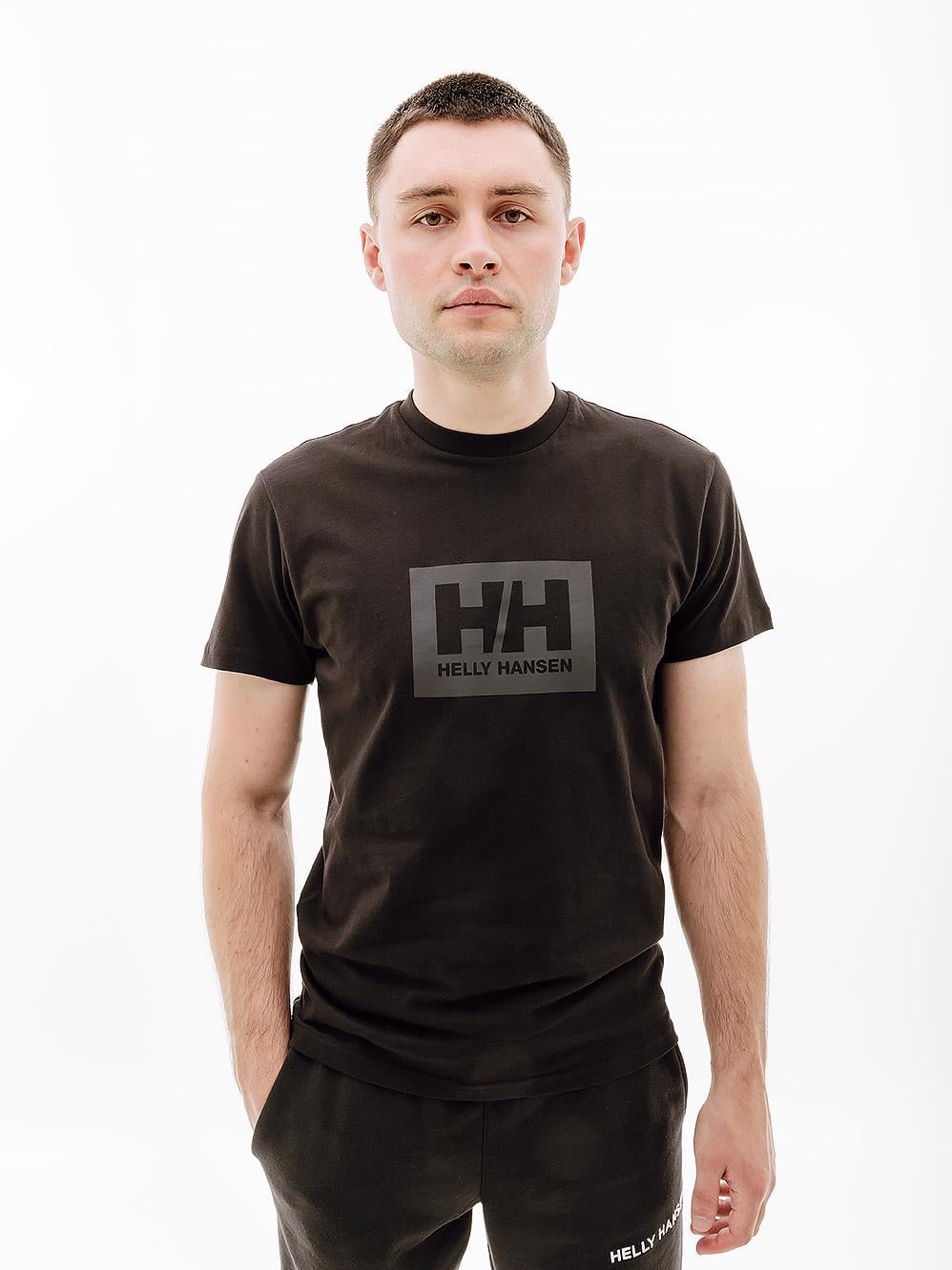 Футболка мужская Helly Hansen HH BOX T L Черный (7d53285-990 L)