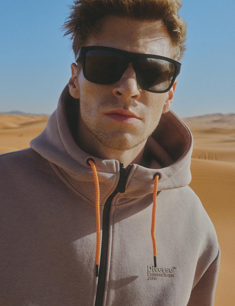 Толстовка чоловіча Diverse DKR ZIP H24 XL Пісочний (5905384065742) - фото 2 Толстовка чоловіча Diverse DKR ZIP H24 XL Пісочний (5905384065742) - фото 2