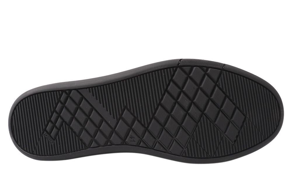 Кеди чоловічі Vadrus зі шкіри на низькому ходу на шнурівці р. 40 Чорний (317-21DTC) - фото 6