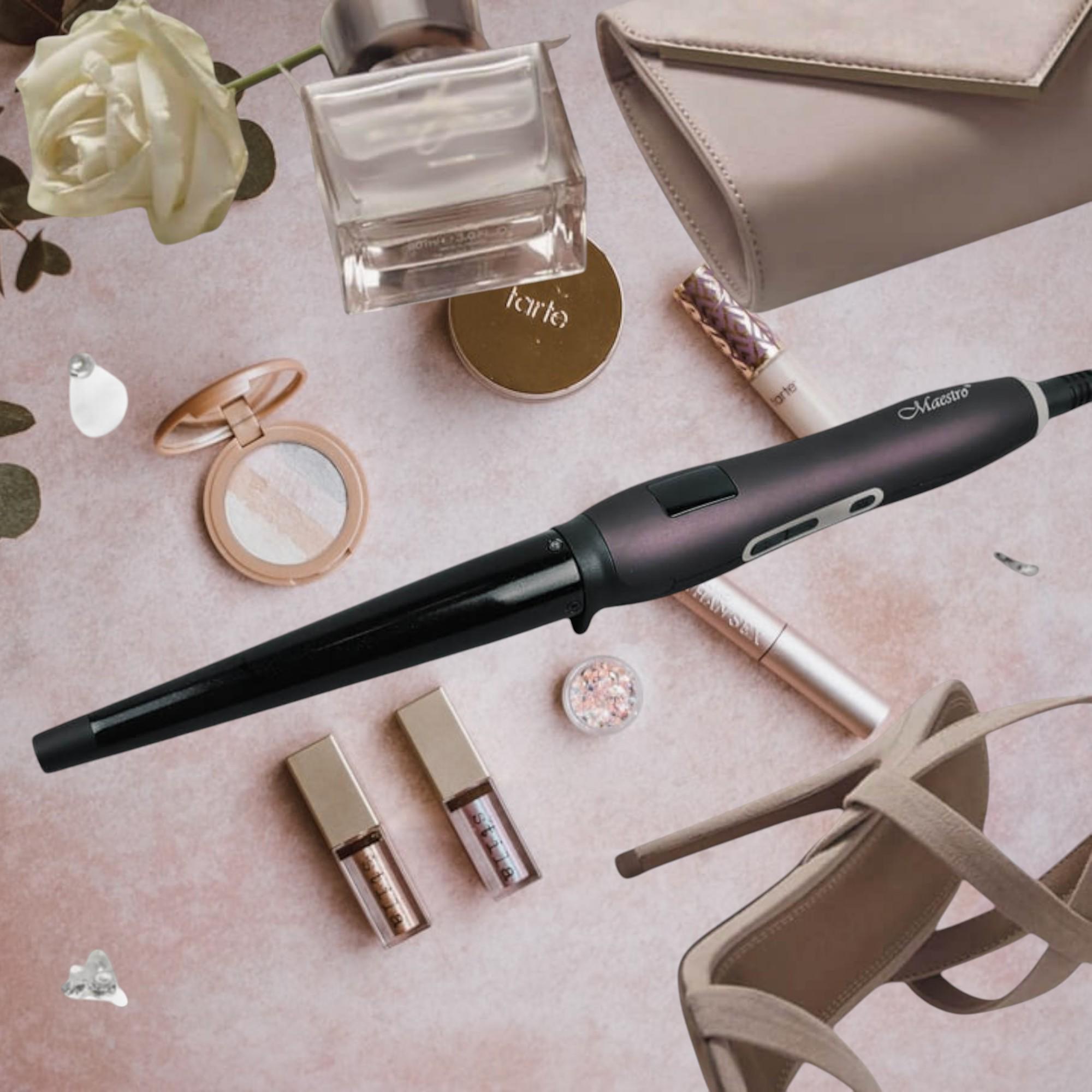 Плойка-локон конусная Maestro MR-266 45 Вт Black (P_MR-266 Black) - фото 2