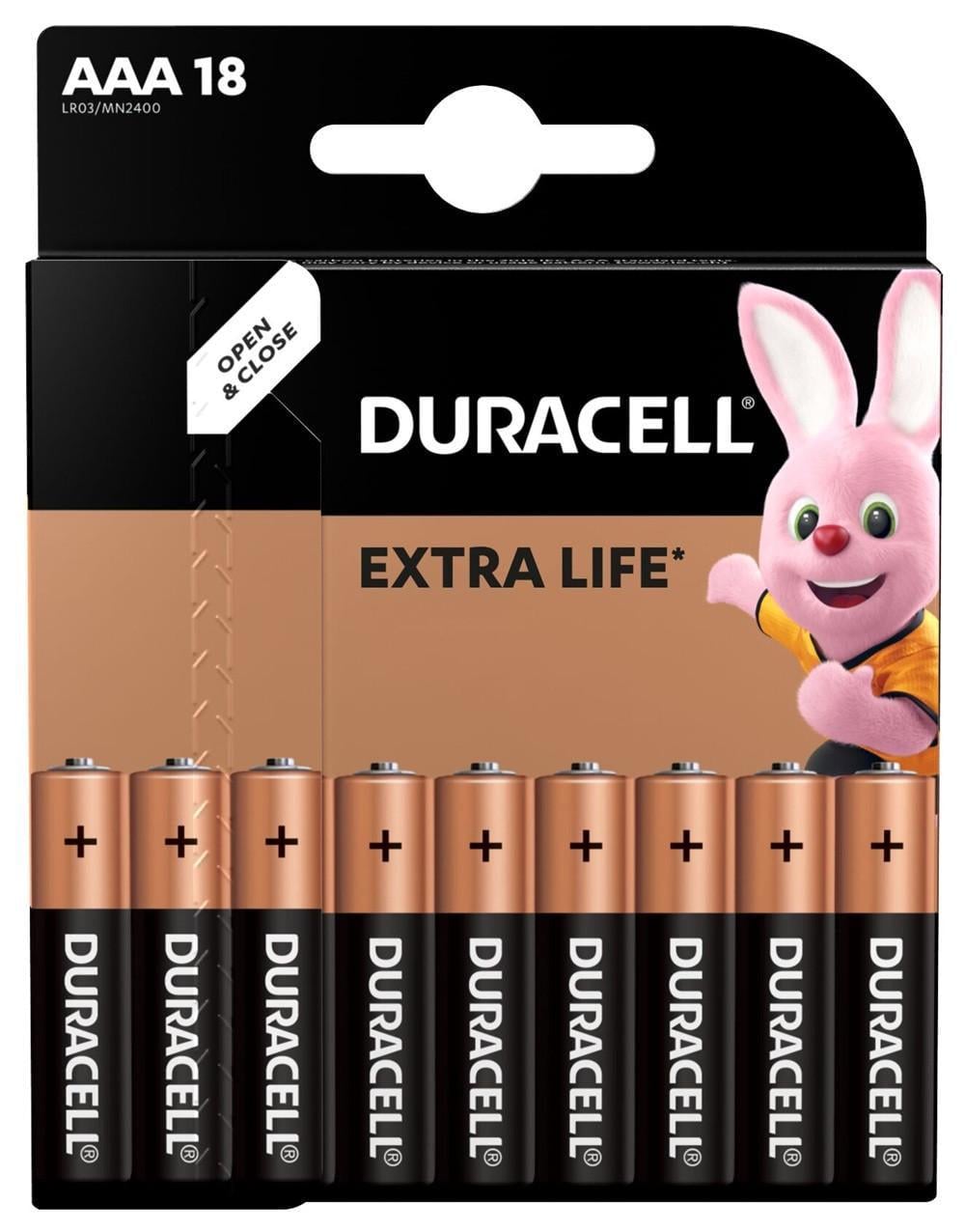 Батарейки лужні Duracell AAA 18 шт. (6409627)