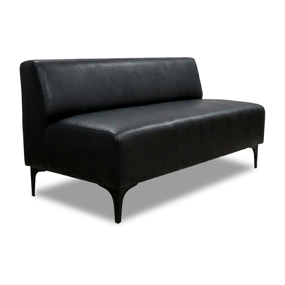 Диван Oliver экокожа Midnight 140х70х75 см Black (rich_sofa_00520)