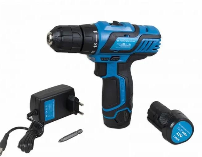 Шуруповерт аккумуляторный Kraissmann 2500 ABS 12/2 LI (549526266)