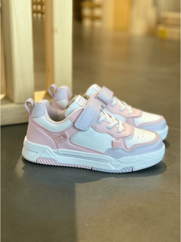 Кроссовки для девушки American club NUDE KRASH 00000004336 20,5 см р. 31 Белый/Розовый (5217376673)