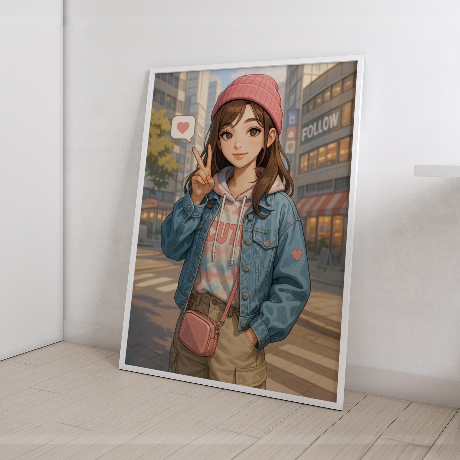 Постер в стиле аниме Девочка звезда TikTok 30x42 см A3 без рамки (ANIME112_A3) Постер в стиле аниме Девочка звезда TikTok 30x42 см A3 без рамки (ANIME112_A3)