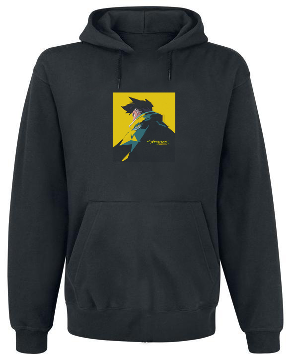 Толстовка без блискавки Cyberpunk Edgerunners XXL Чорний (65153) Толстовка без блискавки Cyberpunk Edgerunners XXL Чорний (65153)