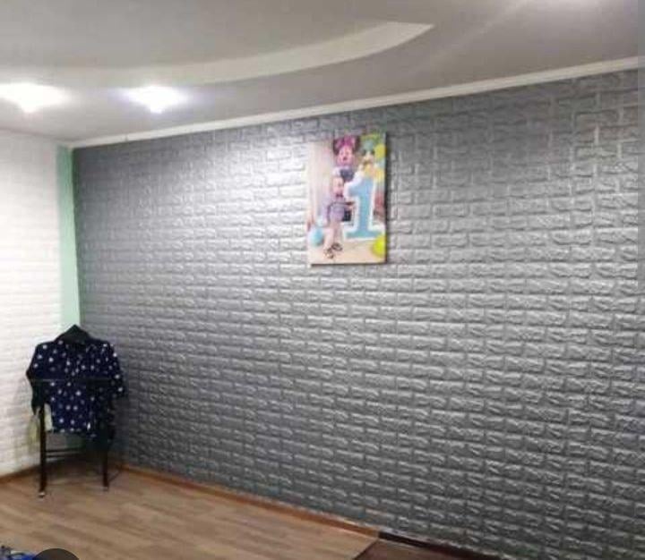 3D-панель самоклеюча під цеглу рулон 5000x700x4 мм Срібло (BN4-006-5) - фото 6 3D-панель самоклеюча під цеглу рулон 5000x700x4 мм Срібло (BN4-006-5) - фото 6