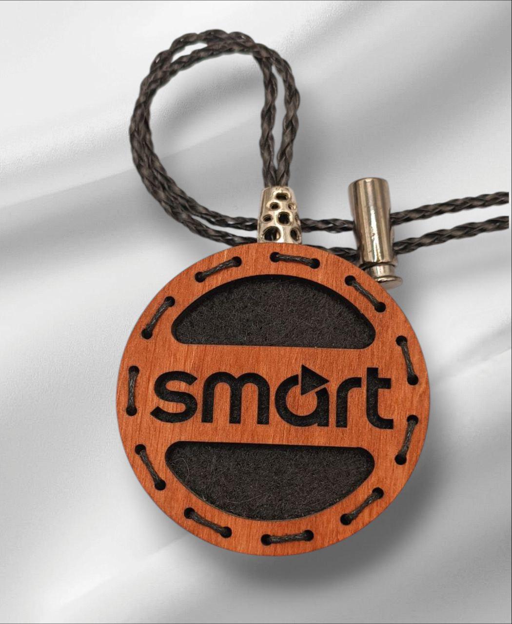 Ароматизатор для авто Smart из дерева/войлока и аромапарфюм 10 мл (26794513)