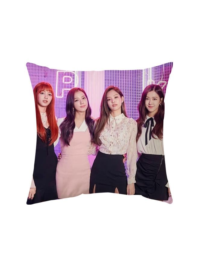 Подушка Blackpink k-pop двухсторонняя 25х25 см (y0005)