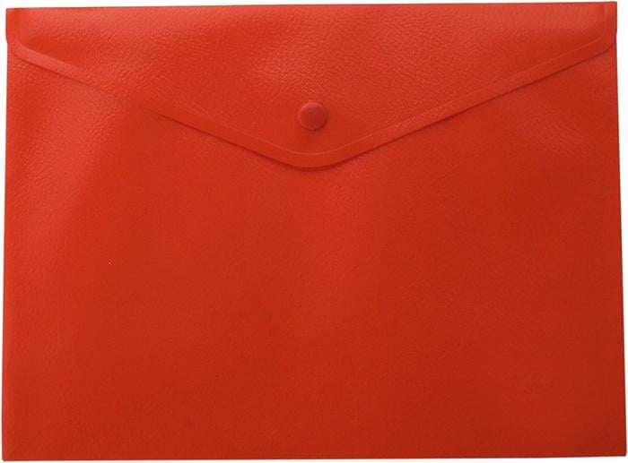 Папка-конверт Buromax на кнопке A4 полипропилен Красный (BM.3925-05)