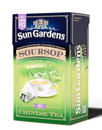 Чай зелений Sun Gardens Soursop 20 пірамідок 50 г - фото 2 Чай зелений Sun Gardens Soursop 20 пірамідок 50 г - фото 2