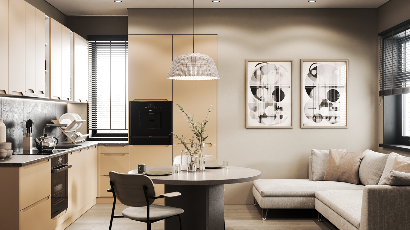 Кухня модульная Zarina Пломбир (000-000-3168)